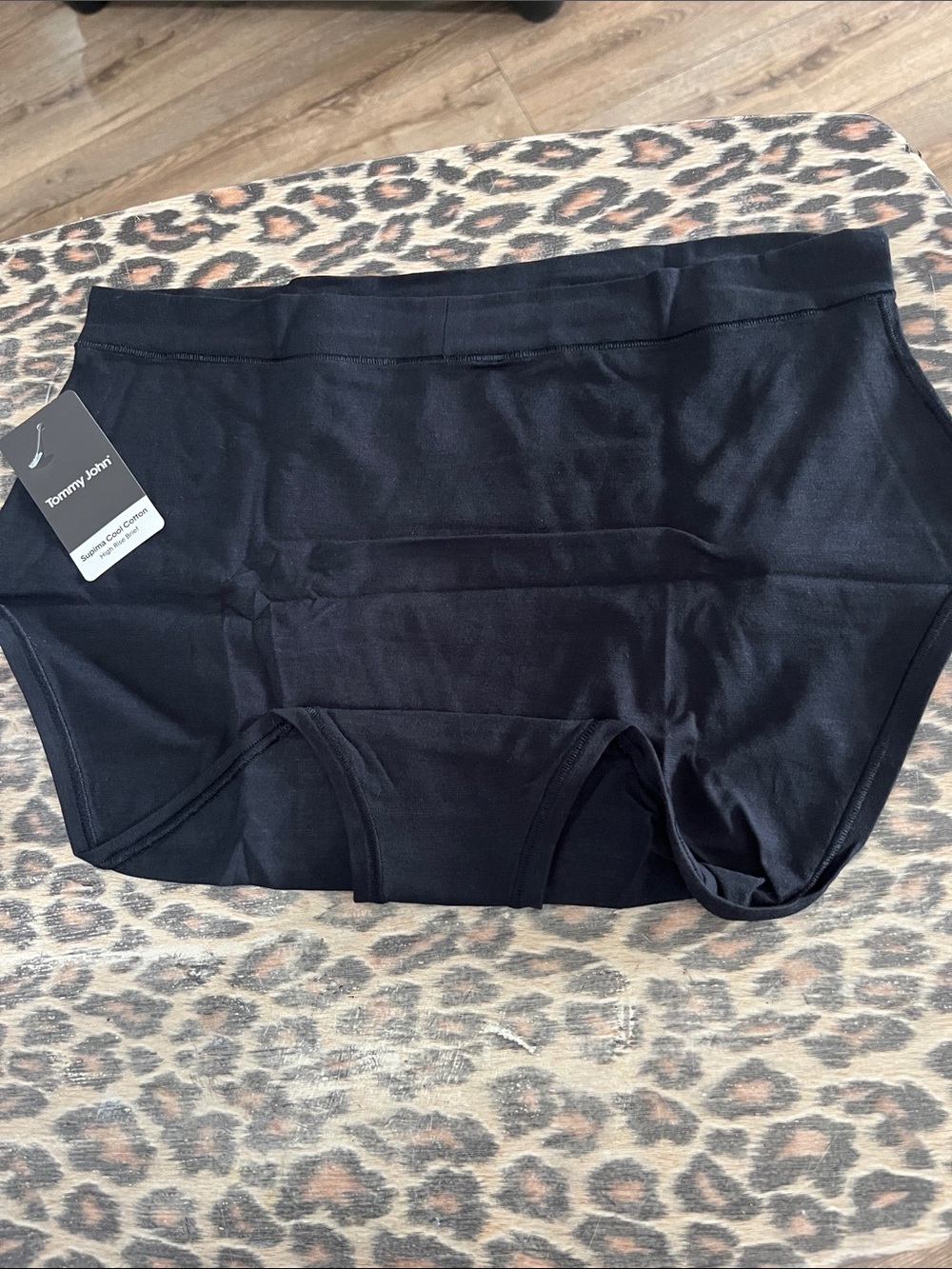 Tommy John Women's Black High-Rise briefs